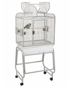 Rainforest Cages Mini Santa Fe Top Opening Parrot Cage With Stand - Stone